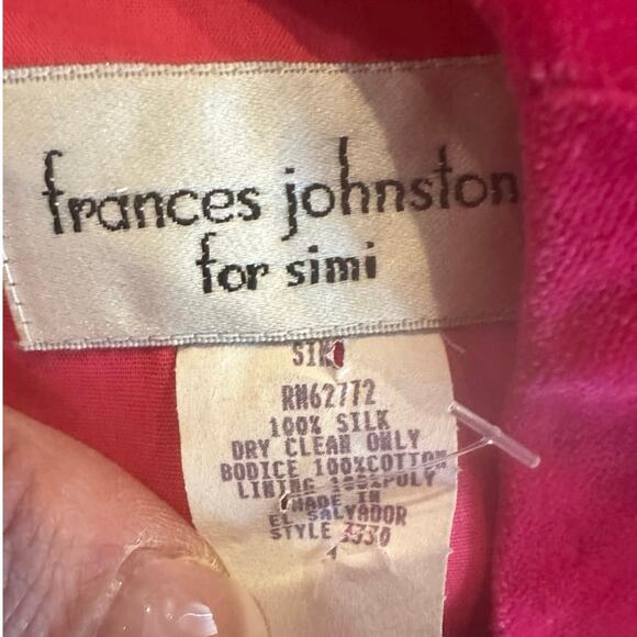 Frances Johnston for Simi Little Girl’s Holiday Dress Sz. 4 - Picture 6 of 6